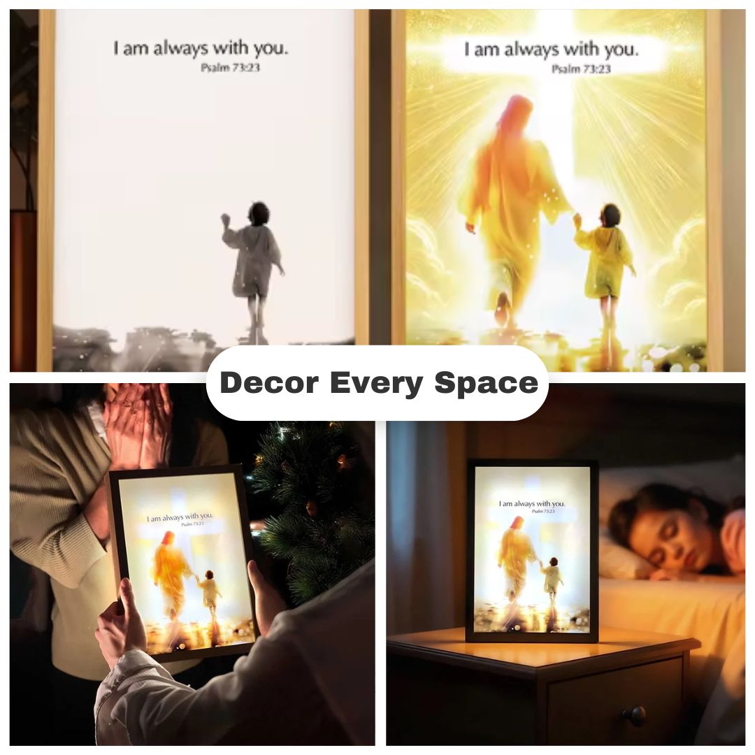 Jesus LED Frame